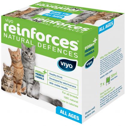 Viyo Reinforces Cat, supliment nutritiv pentru pisici, 7 x 30 ml