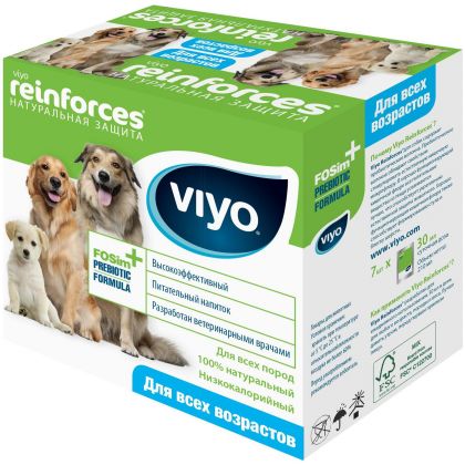 Viyo Reinforces for Dogs, supliment nutritiv pentru câini, 7 x 30 ml
