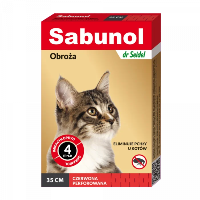 Zgardă Antiparazitară pentru Pisici Sabunol Cat